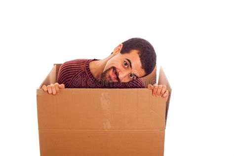 Man in a box stock photo. Image of horizontal, setting - 17467754