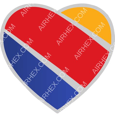 Southwest Airlines logo (updated 2024) - Airhex