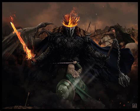 Eowyn vs Witch-King by AhmetCanKahraman on DeviantArt