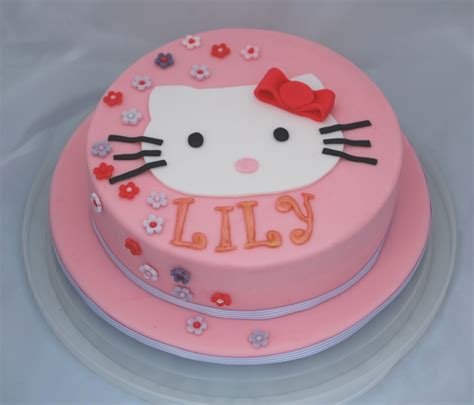 Hello Kitty Birthday Cake and a Big Chocolate Eight - Vanilla Frost Cakes