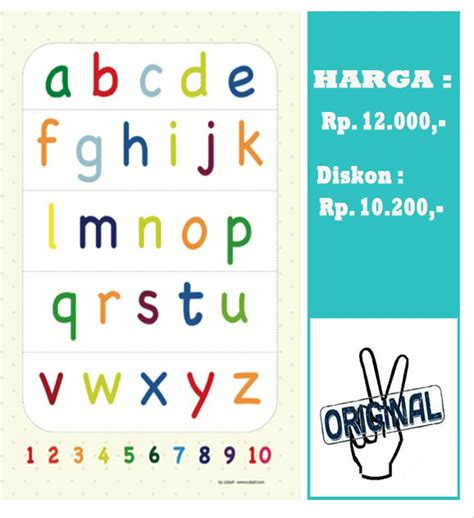 Abjad Untuk Belajar Anak Balita - Huruf Abjad Untuk Anak Tk : Dengan ...