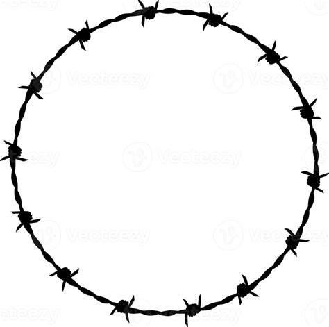 Barbed Wire Circle Png Clipart