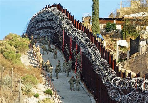 Nogales, Arizona, threat to sue Trump admin over razor wire on border ...