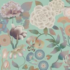 Wallpaper FLORAL DREAMS, Murals - Download the Texture (39316) | zeelproject.com