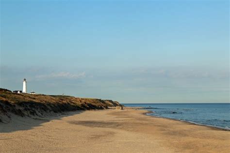 The best beaches at the North Sea coast of Jutland Denmark