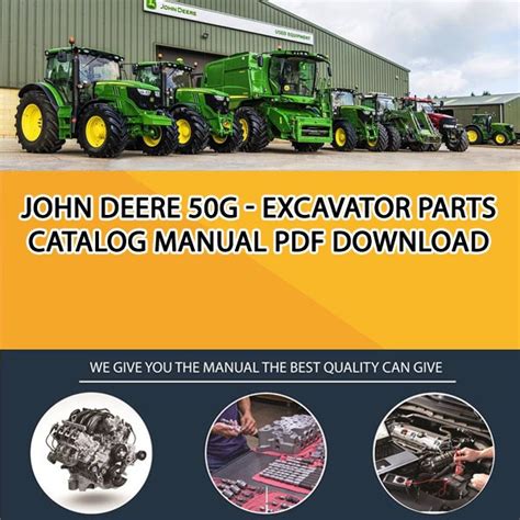 John Deere 50G - Excavator Parts Catalog Manual Pdf Download - Service manual Repair manual PDF ...