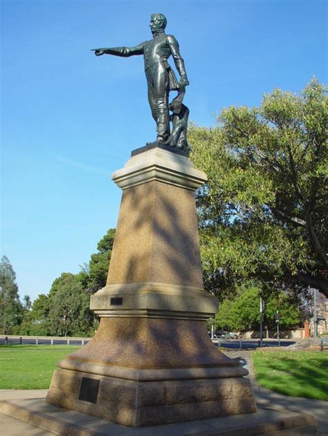 Free picture: statue, William, Light, adelaides, founder, 1836
