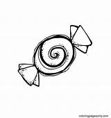 Peppermint Candy Coloring Page  Free Printable Pages sketch template