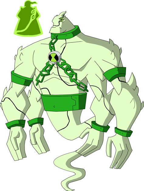 ENGLISH: Name: Ghost Arms Fusion between: Four Arms and Ghostfreak Species: ½ Tetramand ½ ...