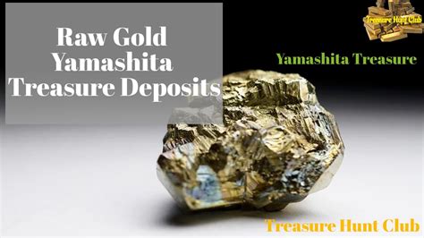 Raw Gold Yamashita Treasure Deposits - YouTube