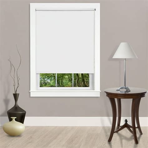 Pull Down Cordless Room Darkening Window Shade 37x72 White - Walmart ...