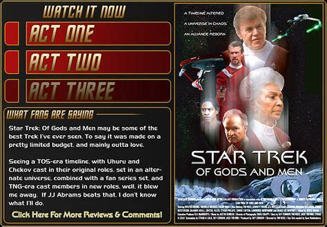 A Look At "Star Trek: Of Gods And Men" | Star trek, Trek, Star trek series