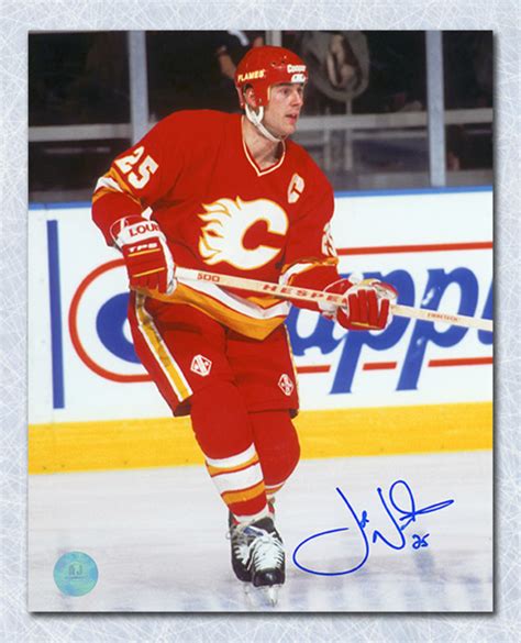 Joe Nieuwendyk Calgary Flames Autographed Captain 8x10 Photo - NHL Auctions