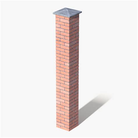 3D brick pillar column - TurboSquid 1368265