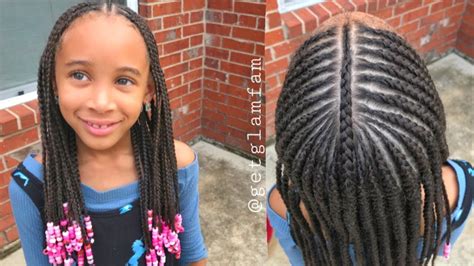 Cute Kids Braided Hairstyles With Beads