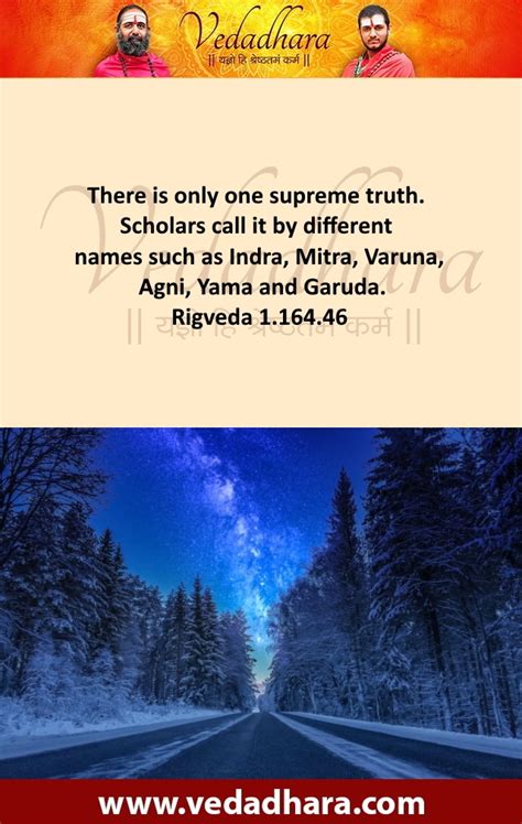 Rigveda Mandala 1 Sukta 164 Mantra 46 - Veda Quotes