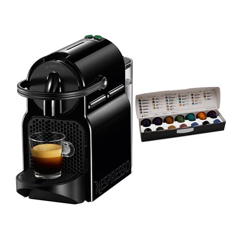 Nespresso Inissia Espresso Maker (Black) and Coffee Capsules Pods Bundle - Walmart.com - Walmart.com