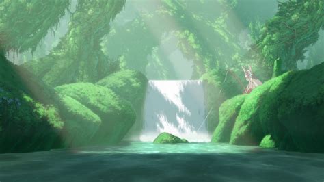 Nanachi (Made in Abyss), environment, river, waterfall, Made in Abyss ...