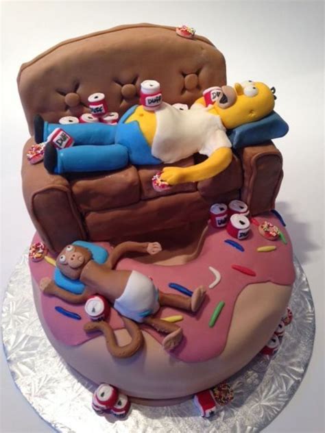 Simpsons Birthday Cake - CakeCentral.com