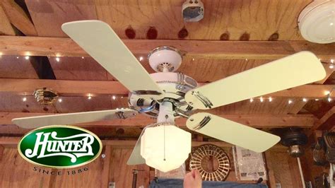 Hunter "Art Deco Original" Ceiling Fan - YouTube