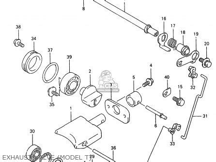 Suzuki RM250 2000 (Y) parts lists and schematics