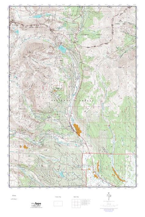 MyTopo Alma, Colorado USGS Quad Topo Map