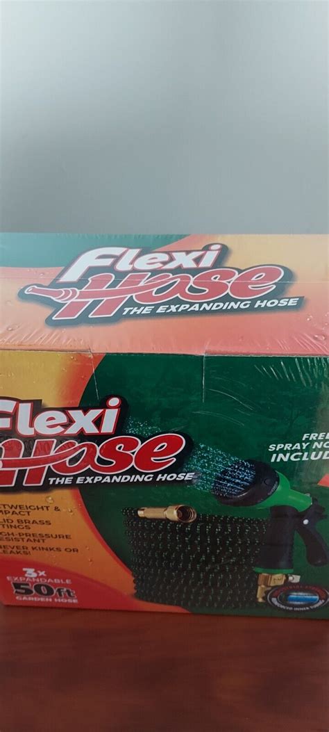 Flexi Hose The Expanding Hose with Nozzle Expandable 50 Ft NEW | eBay