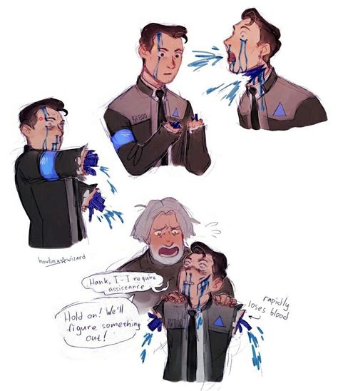 Detroit Become Human Connor and Hank | Cose da disegnare, Disegni ...