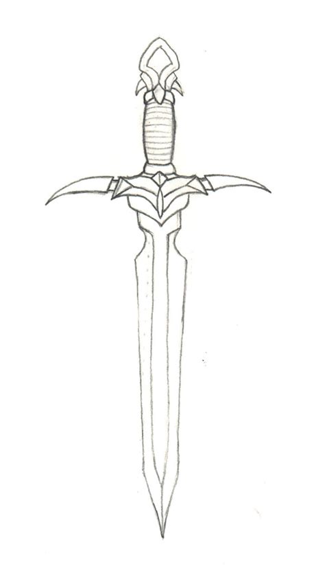 Macbeth Dagger Drawing Sketch Coloring Page