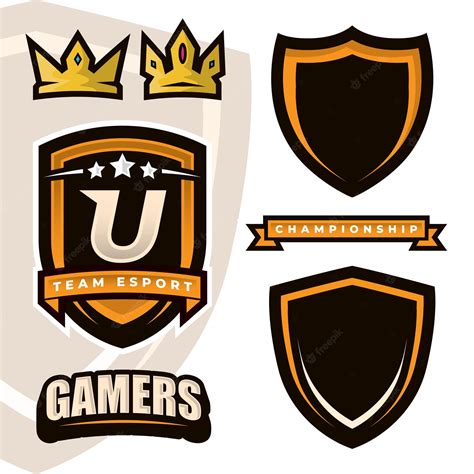 Premium Vector | Letter U Esports Gamers Logo Template Creator for Gaming Esport logo design element