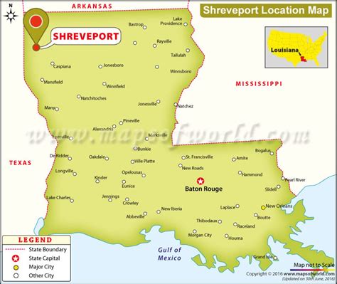 Shreveport Map | Color 2018