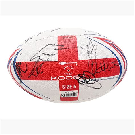 Signed England Rugby Ball - Squad Autograph 2023