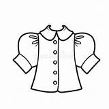 Blouse Coloring Page Stock Illustrations – 66  sketch template