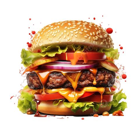 Ai Burger 3d Fast Food Ai Burger 3d Burger Transparen - vrogue.co