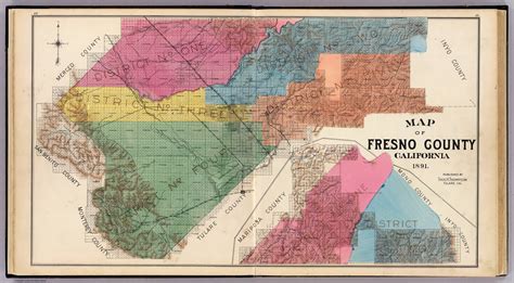 Fresno County California Map - World Of Light Map