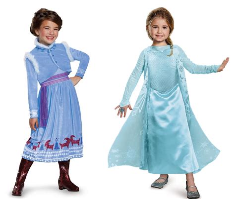 Anna and Elsa Costumes in Frozen 2