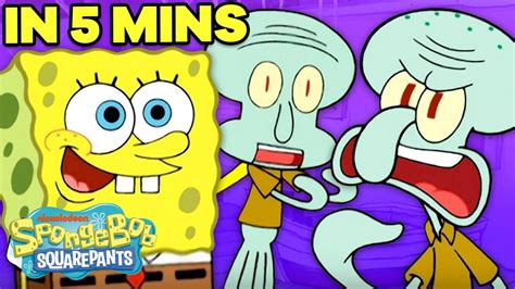 SpongeBob Makes a Mini Squidward! 🦑😡 5 Minute Episode | SpongeBob - YouTube