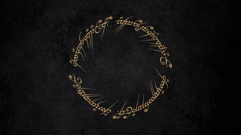 Black background with text overlay, The Lord of the Rings, The One Ring, typography HD wallpaper ...