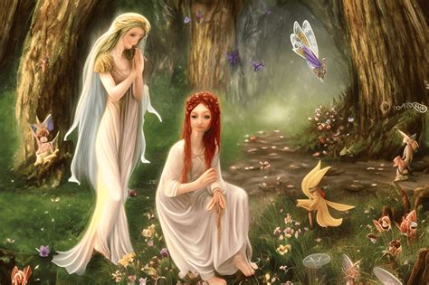 European Folklore Fairies Graphic · Creative Fabrica