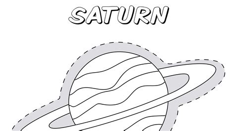 Planet Saturn Coloring Page | Kids Coloring… | PBS KIDS for Parents