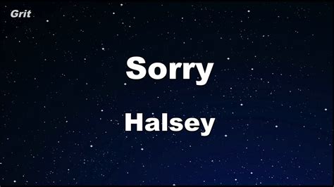 Sorry halsey lyrics colors - elfalas