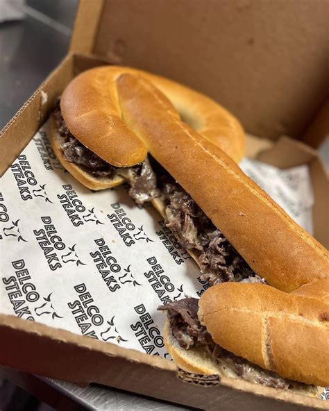 Delco Steaks on Twitter: "Delco Steaks 🤝 Carangi Bakery Introducing the Delcodelphia! 20oz black ...