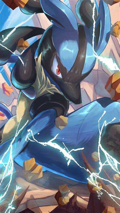 Lucario Pokemon 4K #4661j Wallpaper PC Desktop