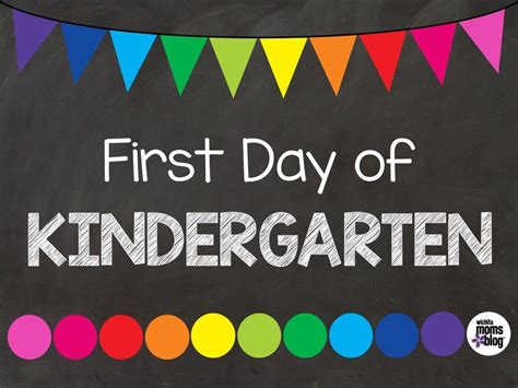 First Day Of Kindergarten Printable - Joshua Bank's English Worksheets