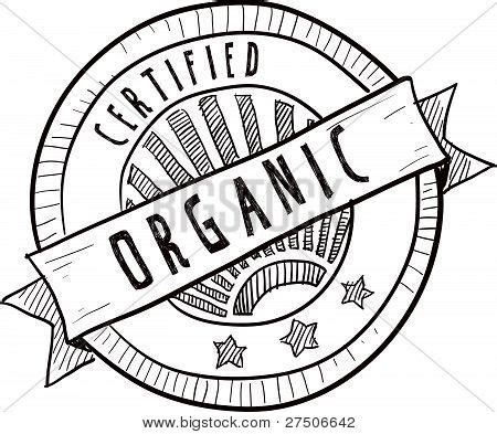 Organic Food Label Vector & Photo (Free Trial) | Bigstock