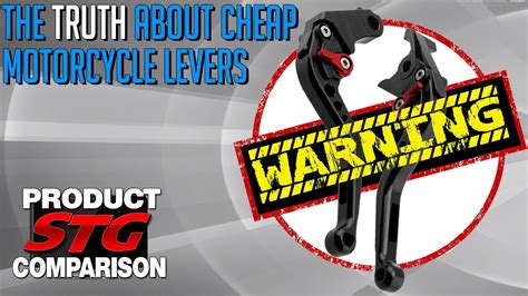 The Truth About Cheap Motorcycle Levers | Sportbike Track Gear - YouTube