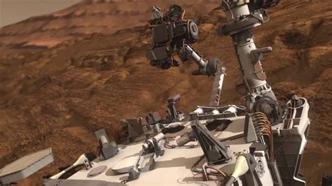 NASA's Mars Rover, 'Curiosity', using ChemCam laser - YouTube