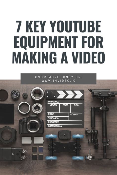 7 Key YouTube Equipment's for Awesome Videos | InVideo | Video marketing strategies, Youtube ...