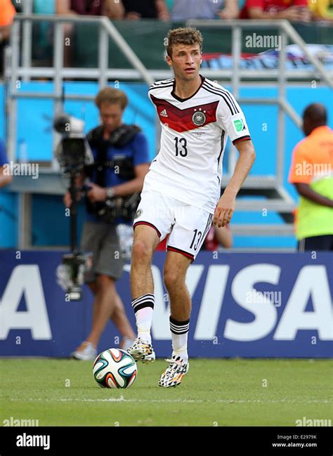 Savador, Brazil. 16th June, 2014. World Cup finals 2014. Germany versus Portugal. Thomas Muller ...