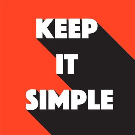 Keep It Simple Vector 268225 Vector Art at Vecteezy